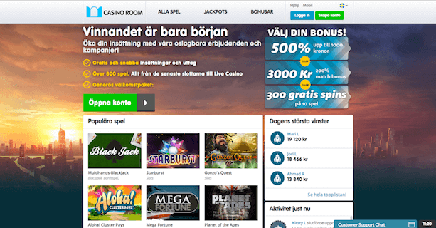 Casinoroom skärmdump