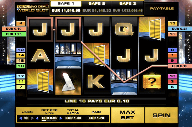 Deal or No Deal World slot skärmdump