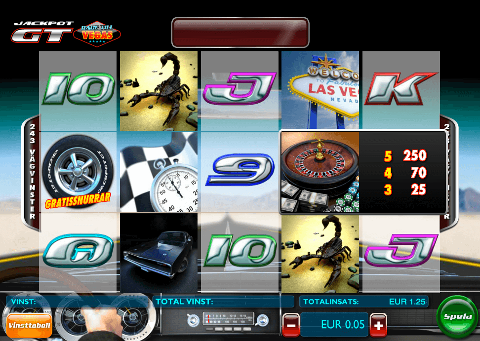 Jackpot GT slot skärmdump