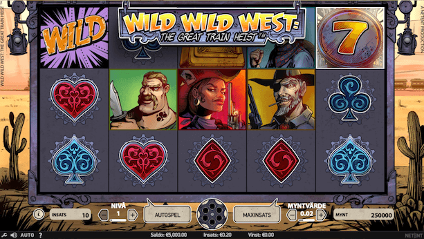 Wild Wild West slot skärmdump
